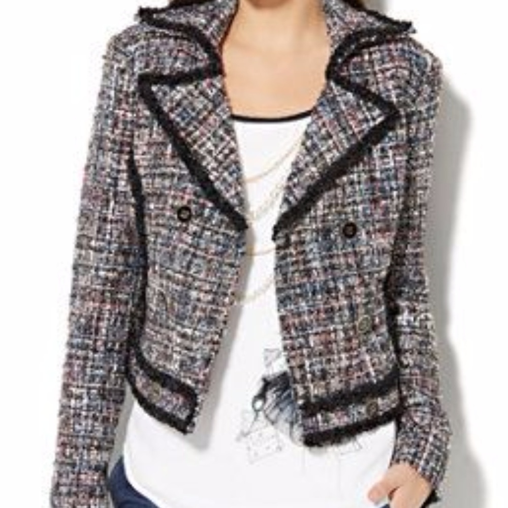 Metallic tweed jacket from New York and Company